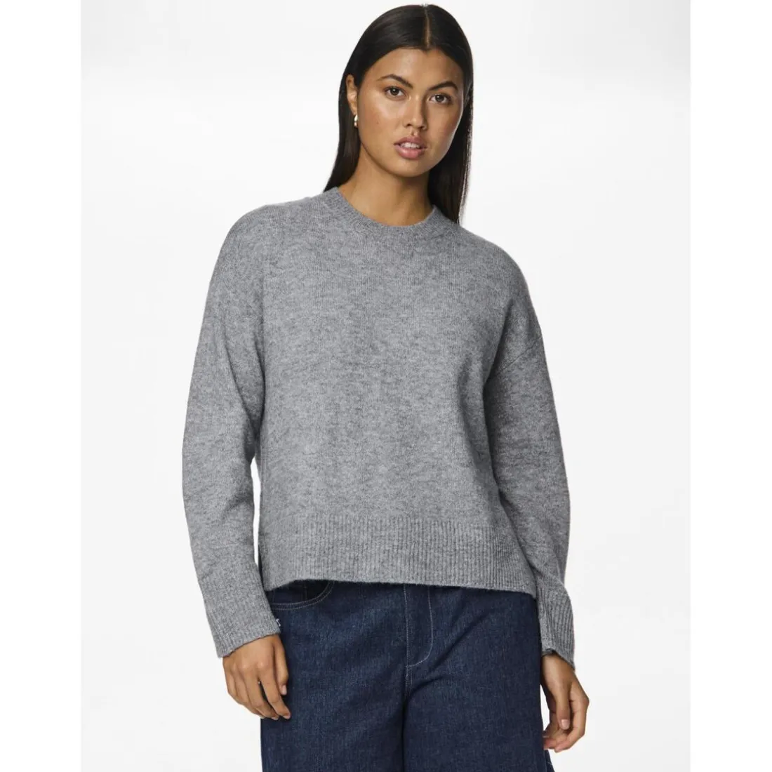 Pull en maille ample Malou gris Pia