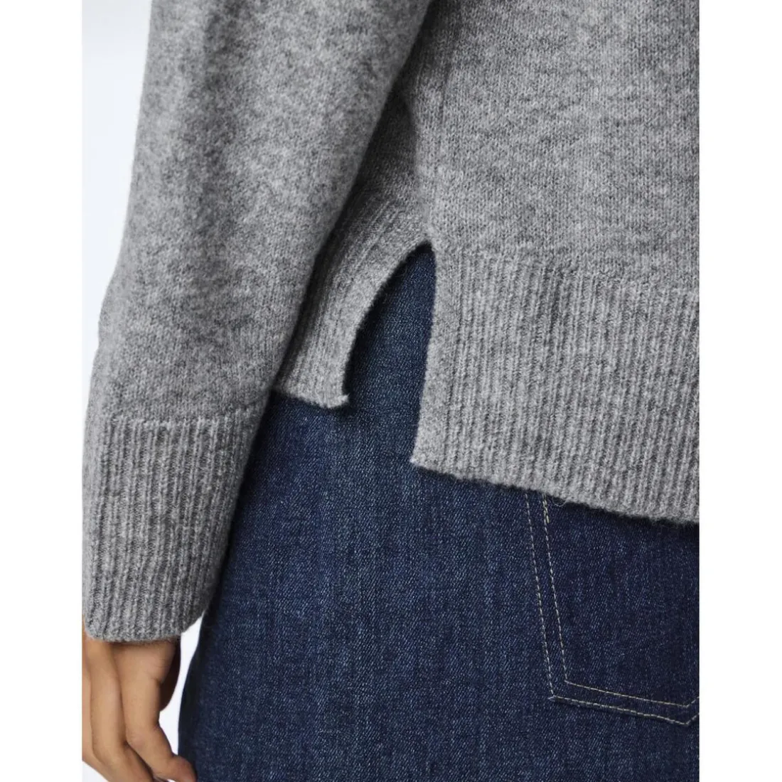 Pull en maille ample Malou gris Pia