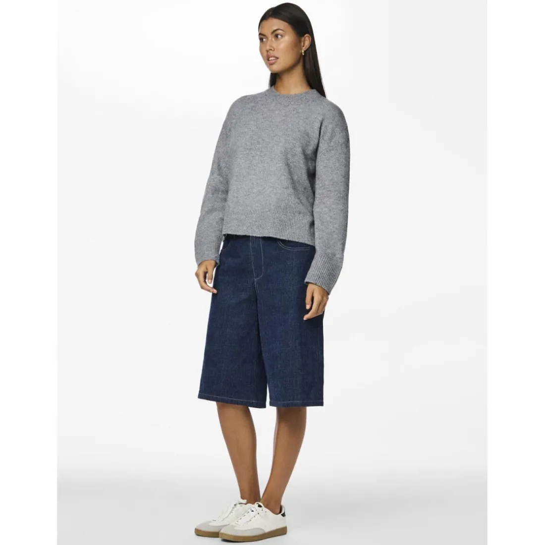 Pull en maille ample Malou gris Pia