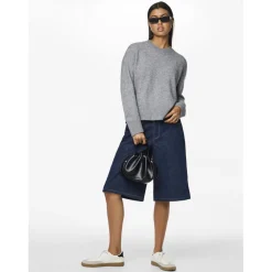 Pull en maille ample Malou gris Pia