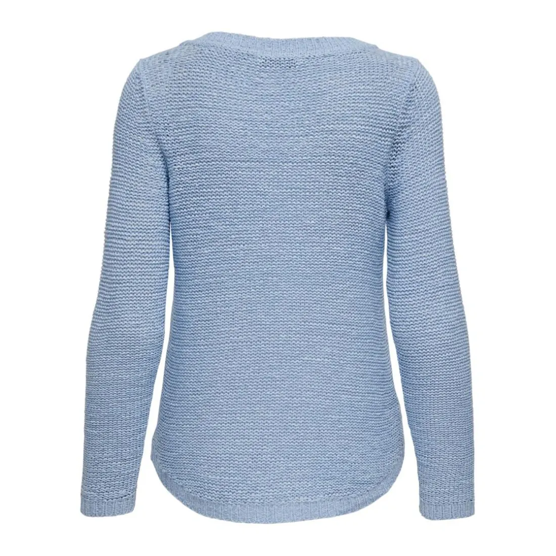 Pull en maille col rond col rond bleu clair Olia