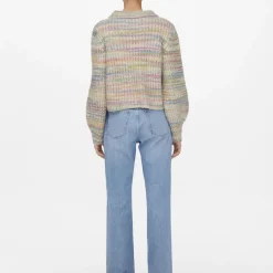 Pull en maille col rond Carma gris clair Ode