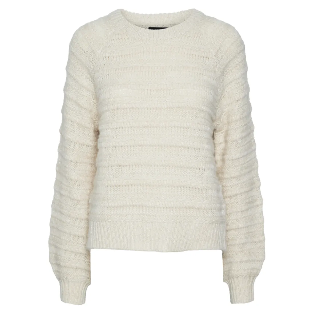 Pull en maille col rond Jayda marron Julia