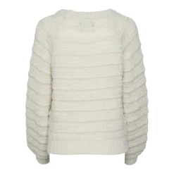 Pull en maille col rond Jayda marron Julia