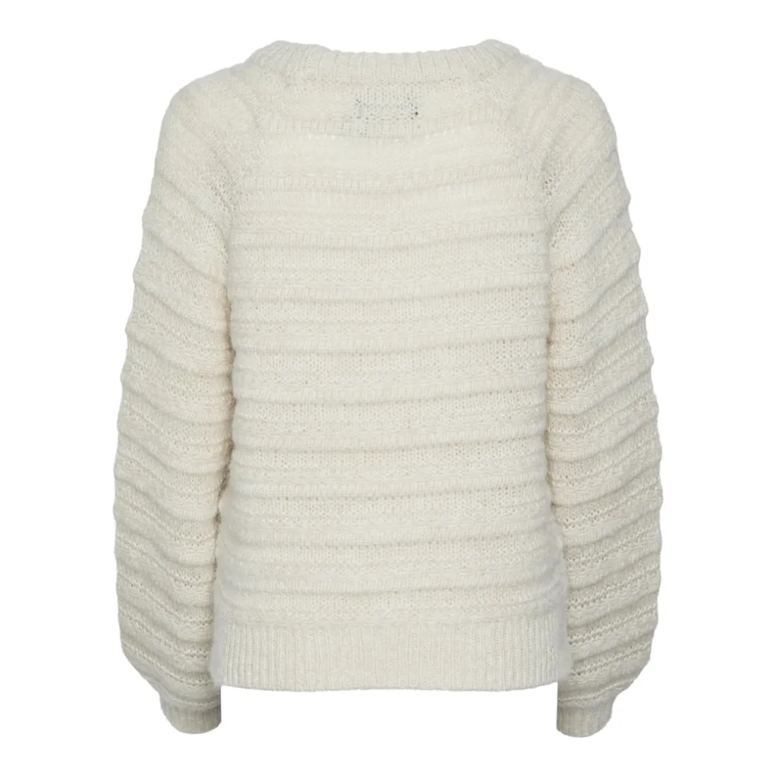 Pull en maille col rond Jayda marron Julia