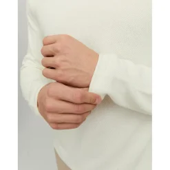 Pull en maille Col rond Manches longues Blanc Reed Oscar