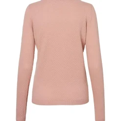 Pull en maille Col rond Manches longues rose Alice