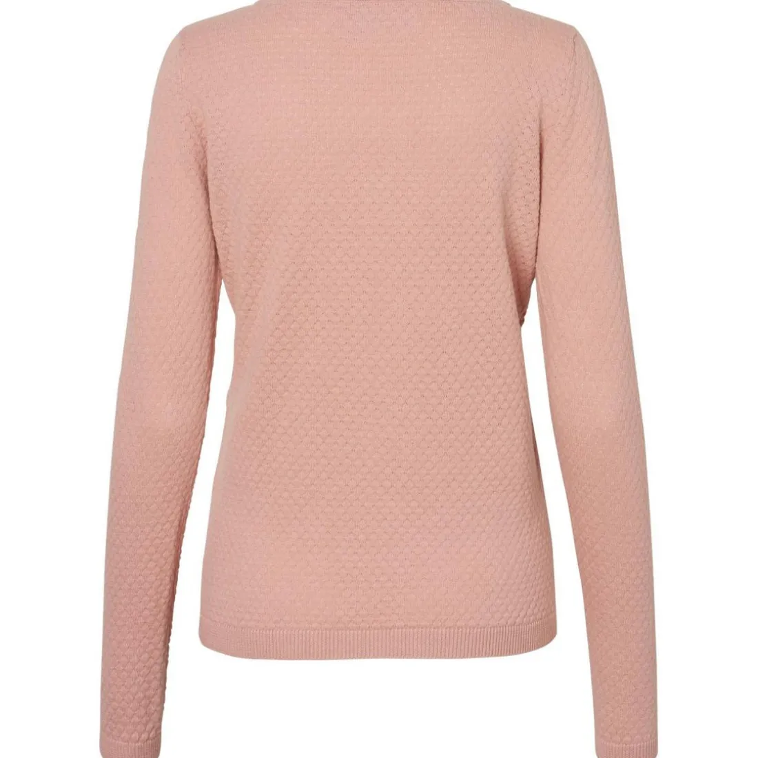 Pull en maille Col rond Manches longues rose Alice