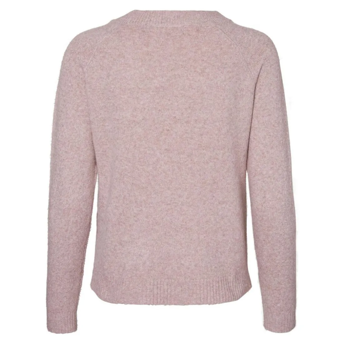 Pull en maille Col rond Manches longues violet Nola