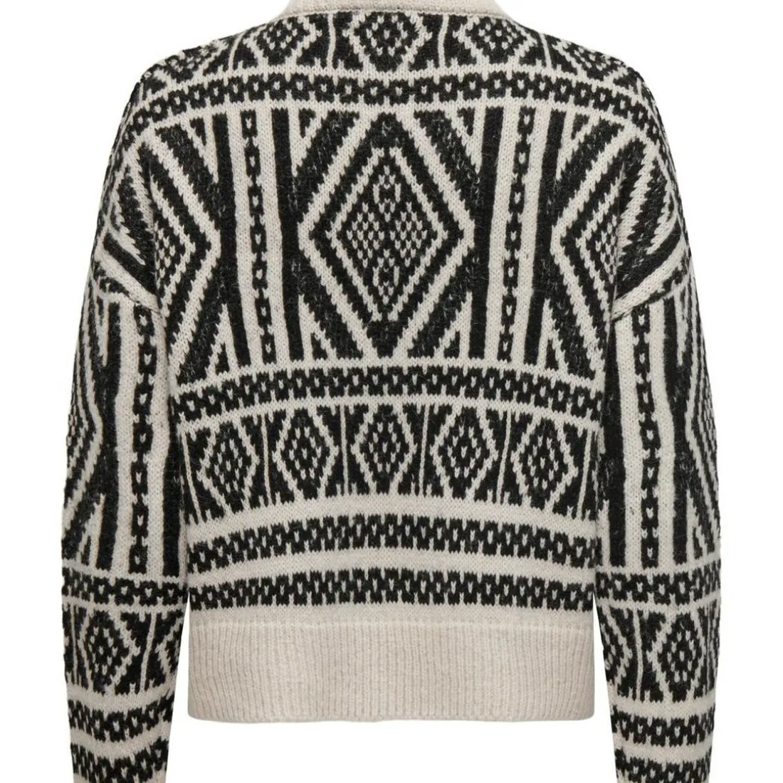 Pull en maille col zippé Felicia gris clair Page