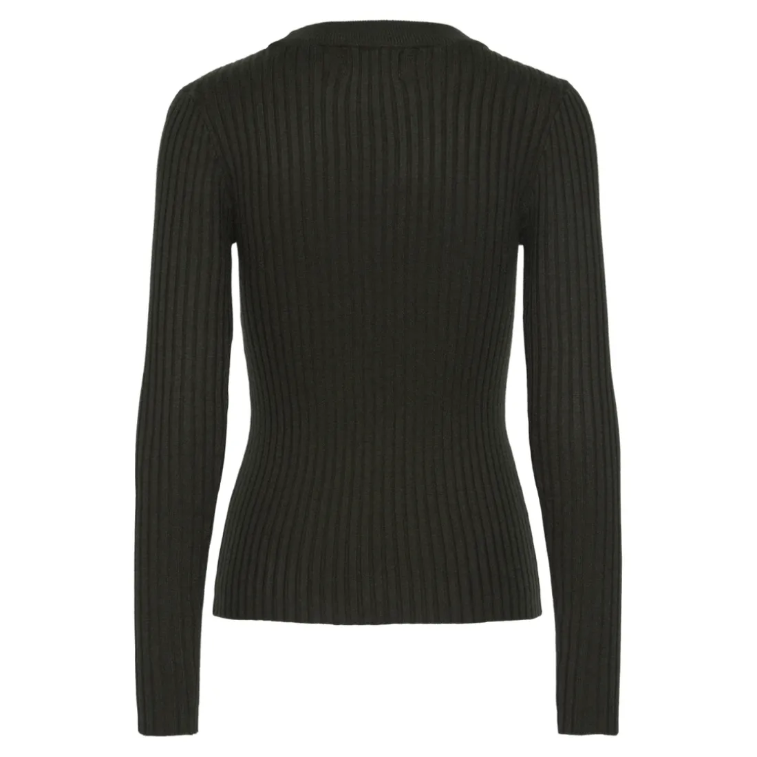 Pull en maille Crista à rayures vert en viscose Élise Elise