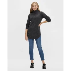 Pull en maille Ellen manches longues gris foncé Beth