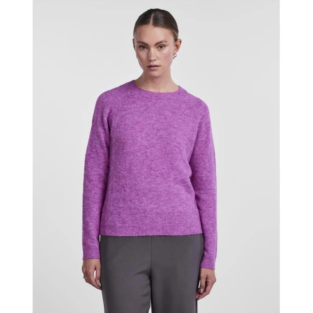 Pull en maille manches longues Juliana Violet Demi