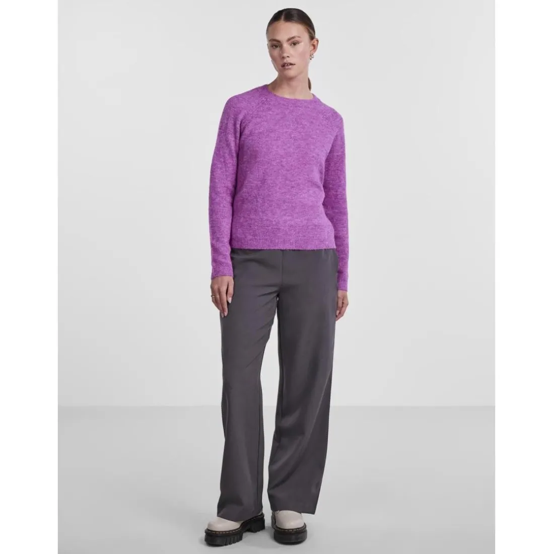 Pull en maille manches longues Juliana Violet Demi