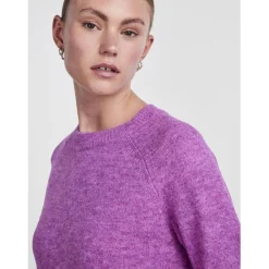 Pull en maille manches longues Juliana Violet Demi