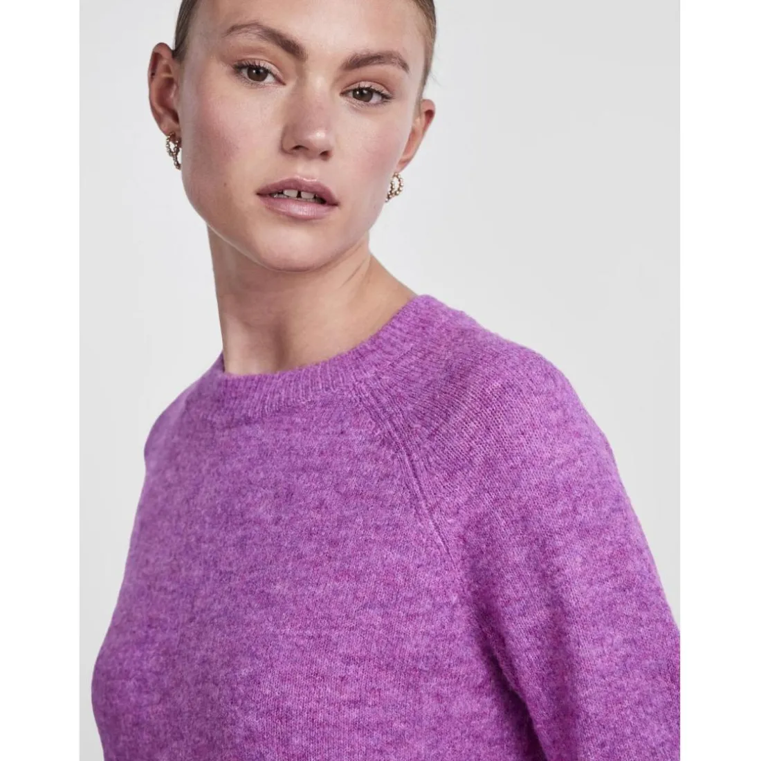 Pull en maille manches longues Juliana Violet Demi