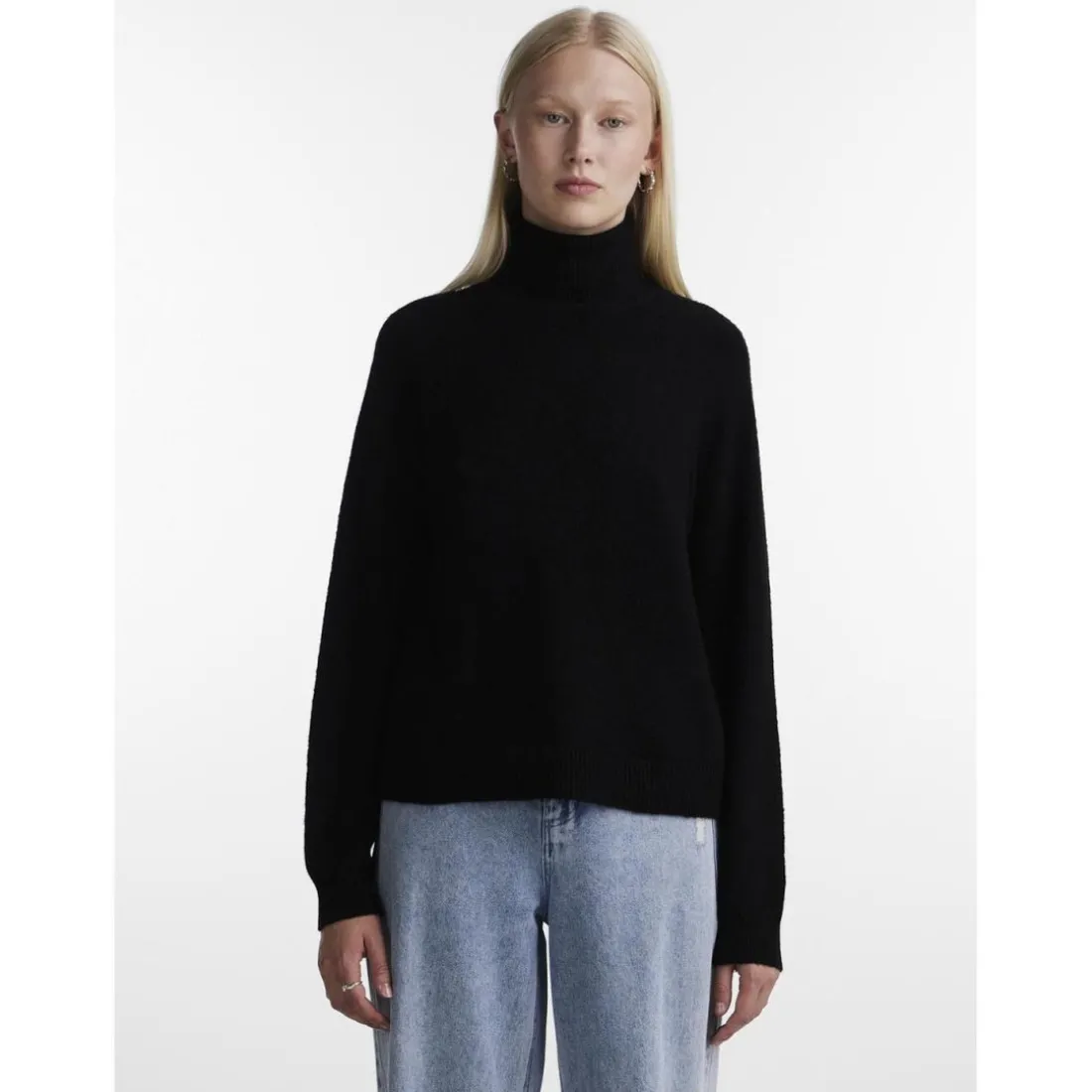 Pull en maille noir Nola
