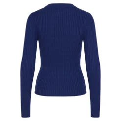Pull en maille viscose Crista bleu Meg