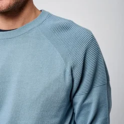 Pull en viscose LAYER Sky bleu ciel