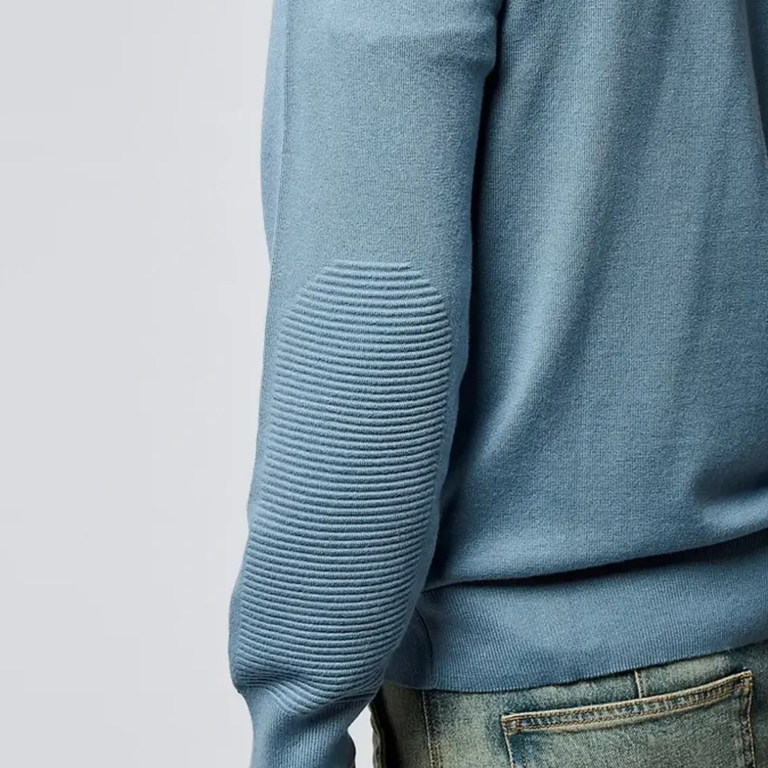 Pull en viscose LAYER Sky bleu ciel
