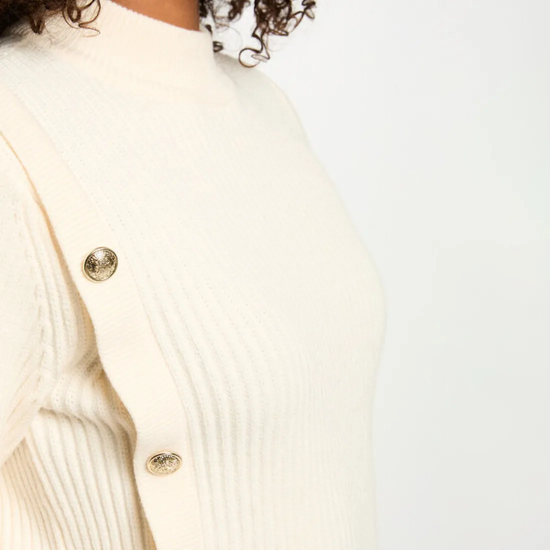 Pull femme Morgan ivoire en viscose