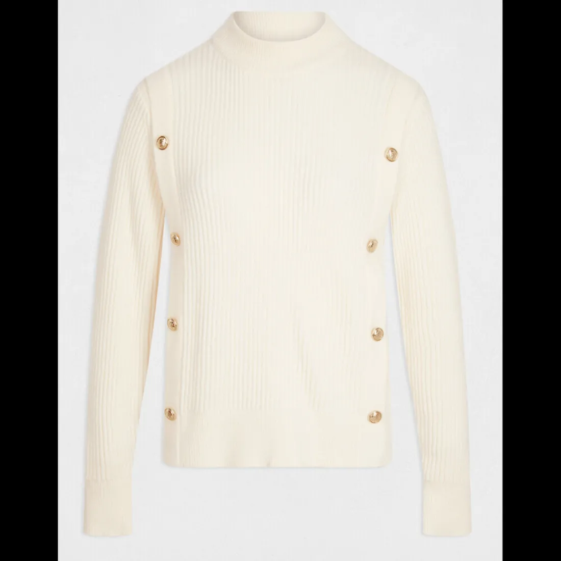 Pull femme Morgan ivoire en viscose