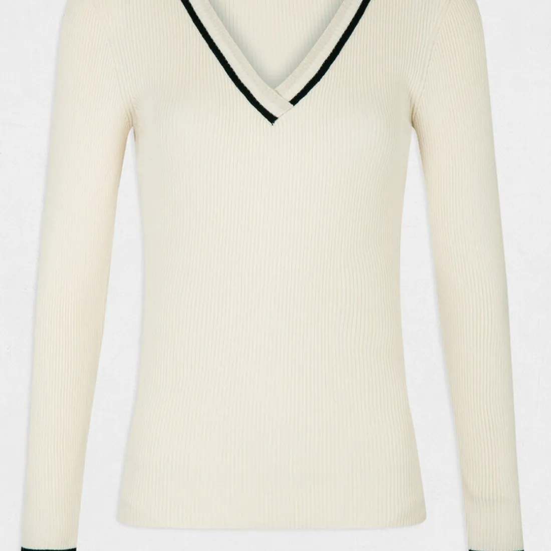 Pull femme Morgan ivoire en viscose