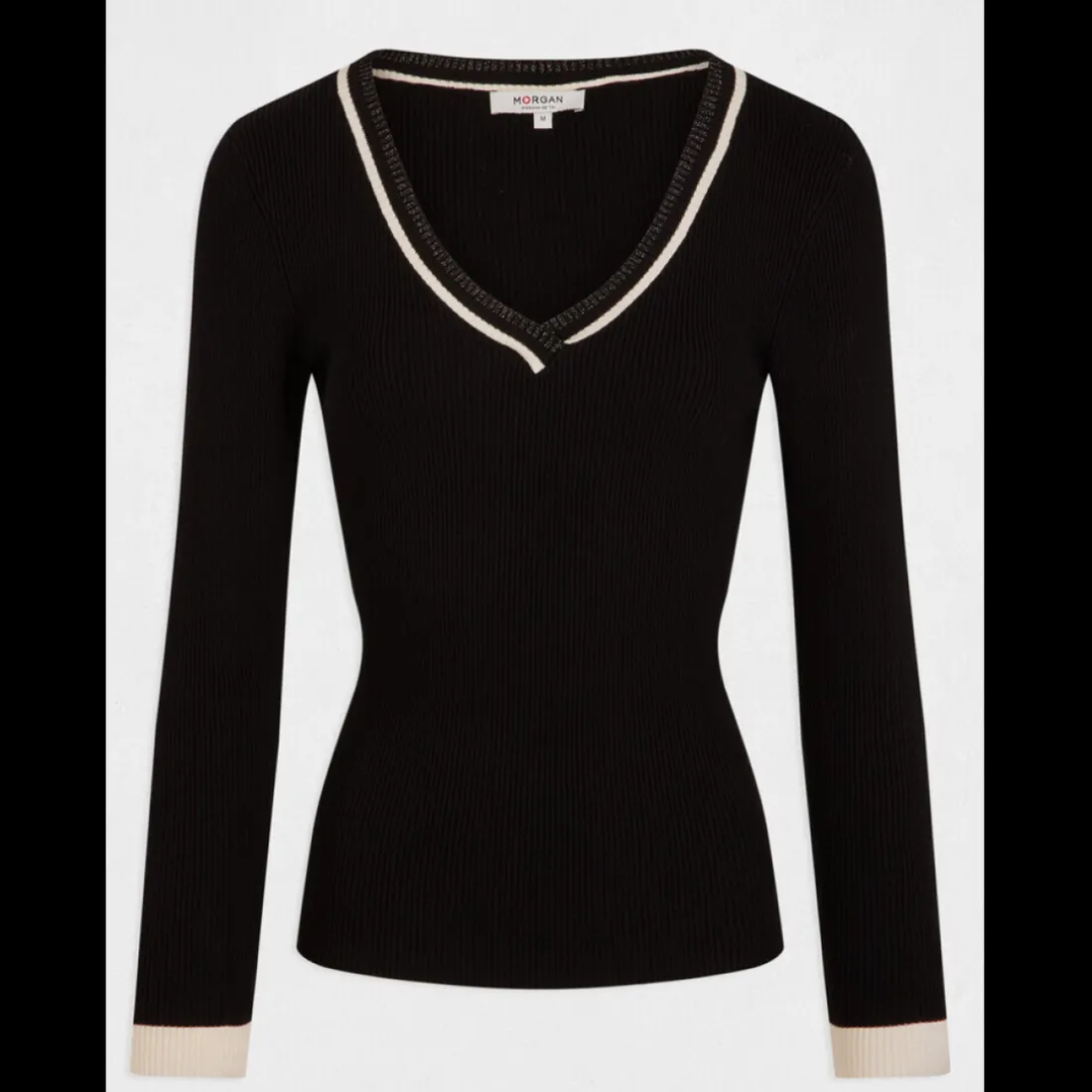 Pull femme Morgan noir en viscose
