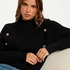 Pull femme Morgan noir en viscose