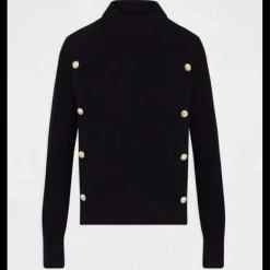 Pull femme Morgan noir en viscose