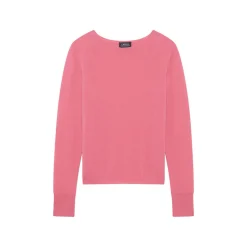 Pull femme rose en cachemire