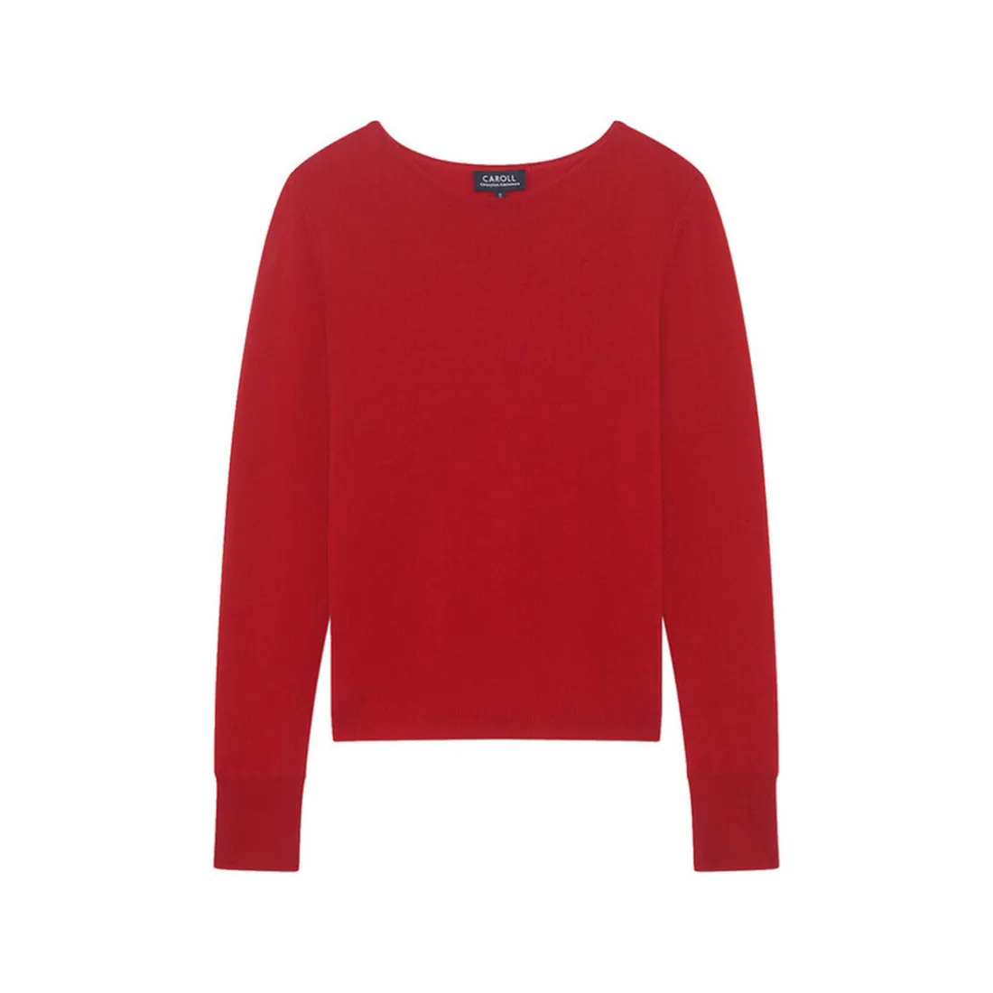 Pull femme rouge en cachemire