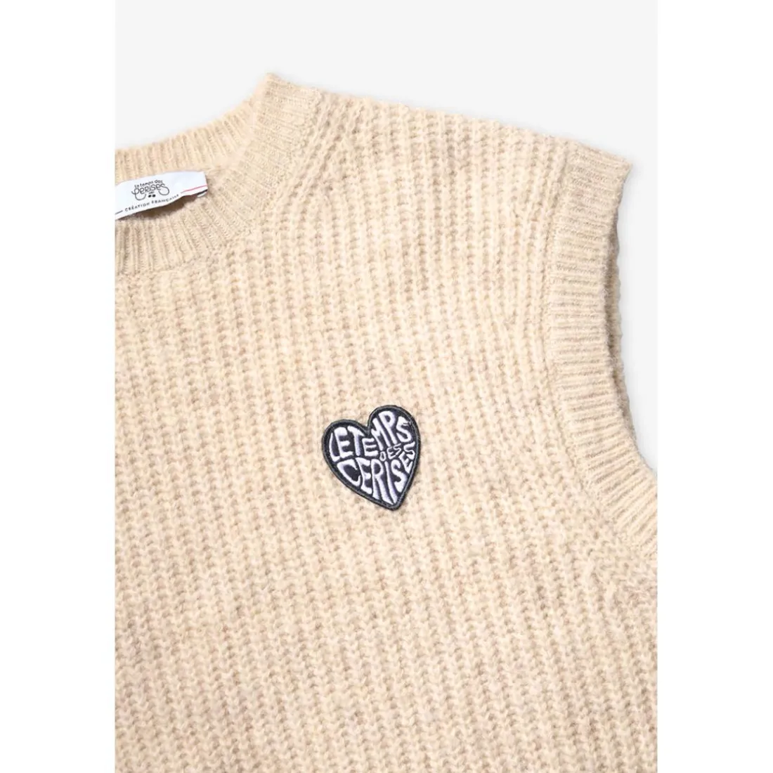 Pull fille, BELLGI blanc Gigi