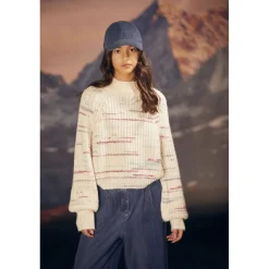 Pull fille, Freyagi multicolore blanc