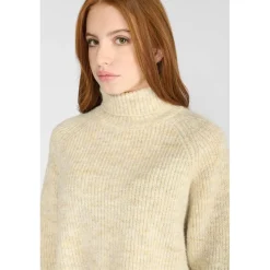 Pull fille, SAIAGI blanc Tia en coton