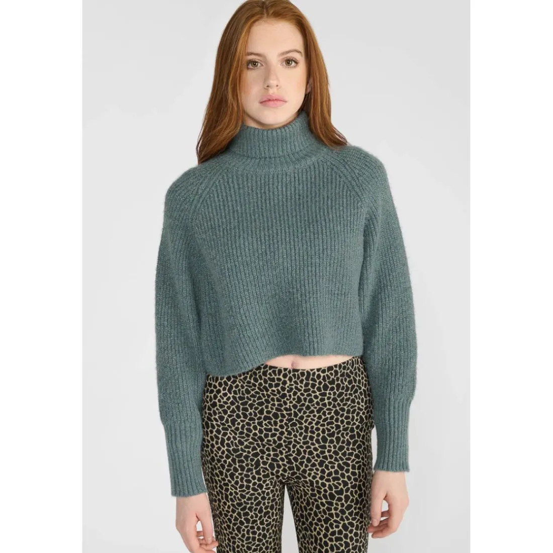 Pull fille, SAIAGI bleu Julia en coton