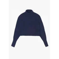 Pull fille, Saiagi bleu nuit en coton