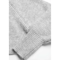 Pull fille, Saiagi gris clair en coton