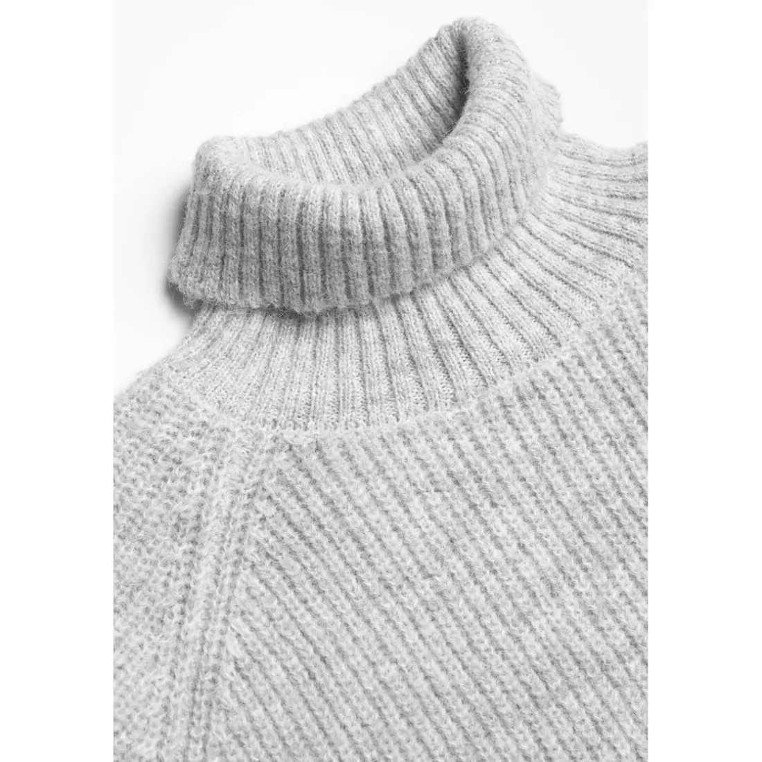 Pull fille, Saiagi gris clair en coton