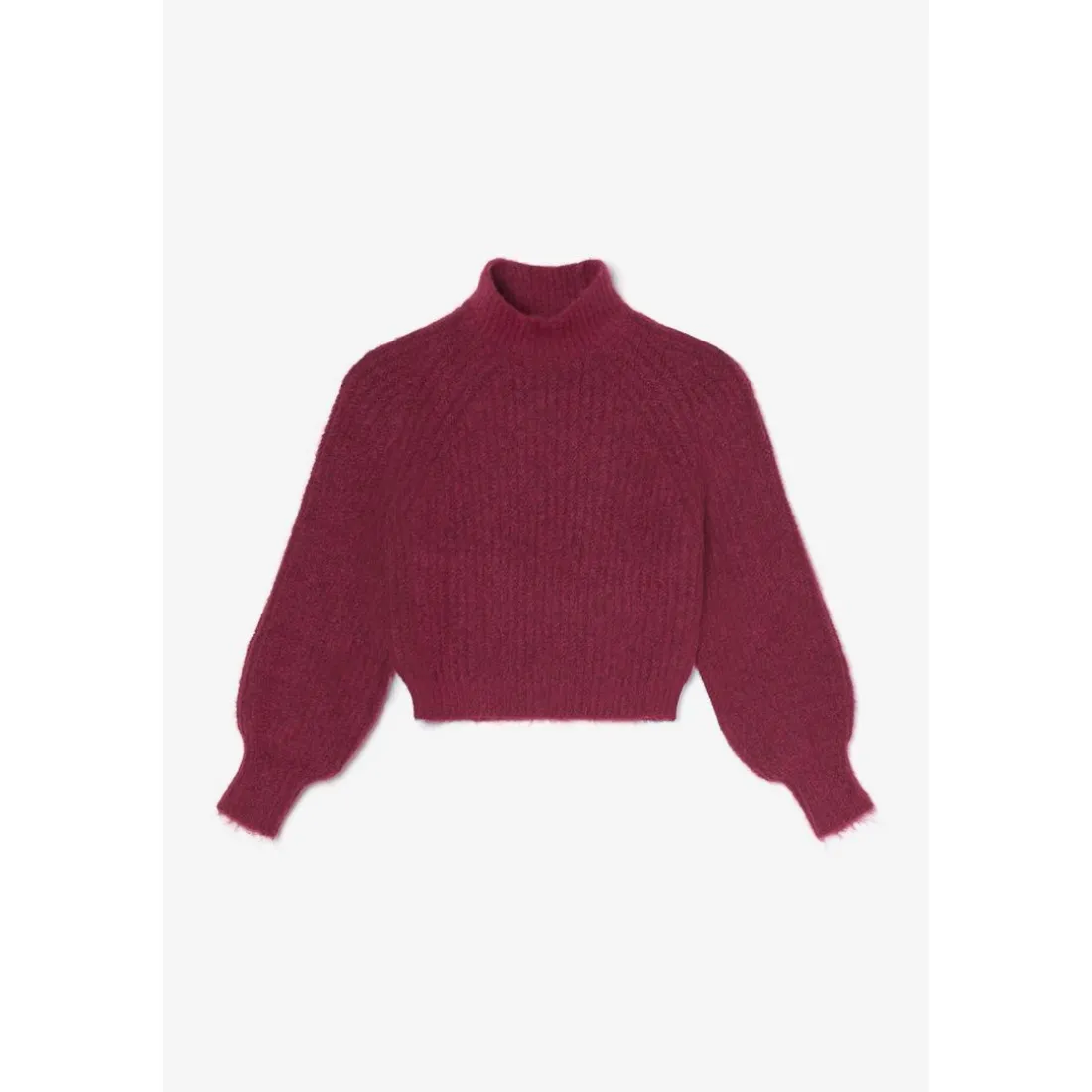 Pull fille, Streetgi framboise chiné rouge