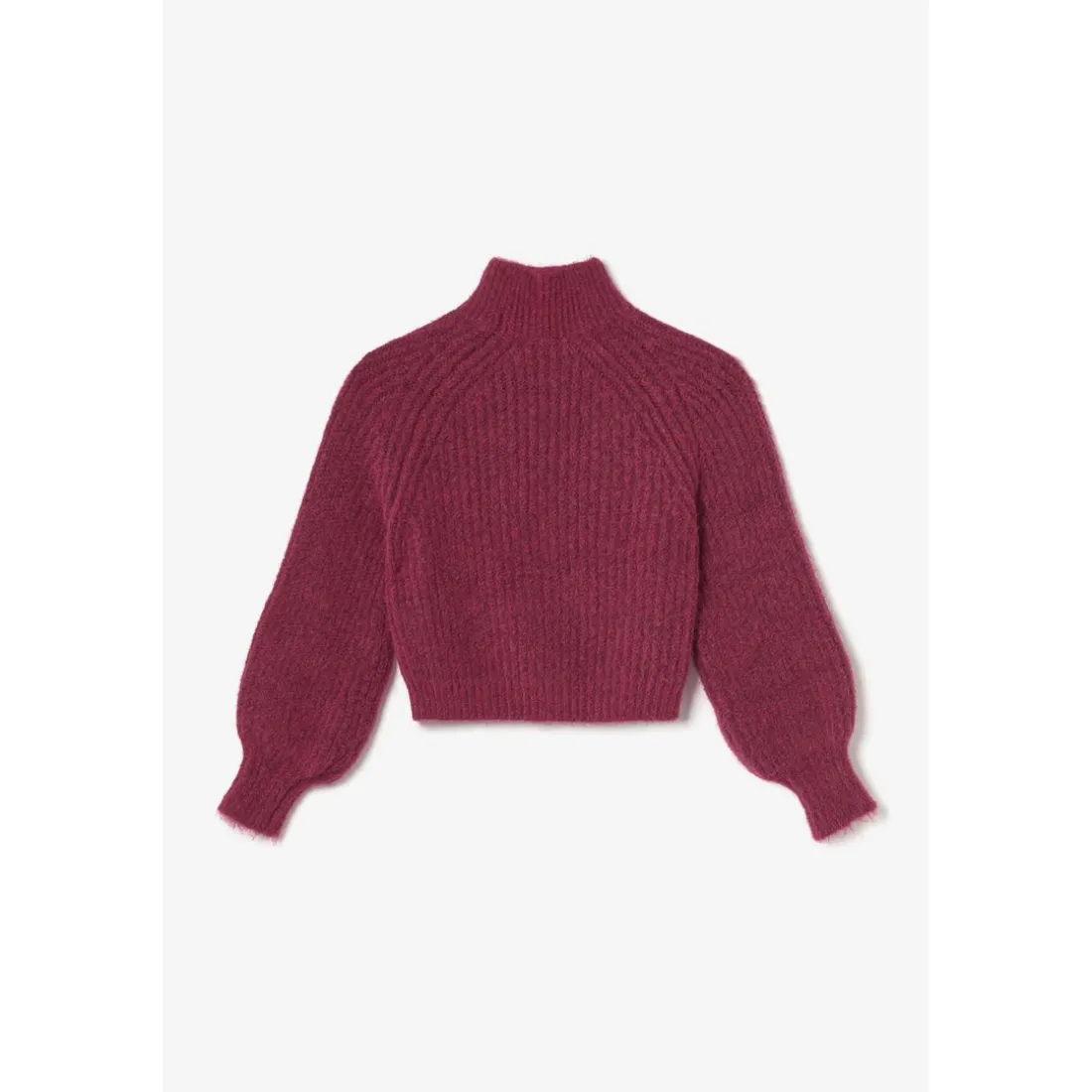Pull fille, Streetgi framboise chiné rouge