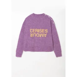 Pull fille, SYMCHAGI violet