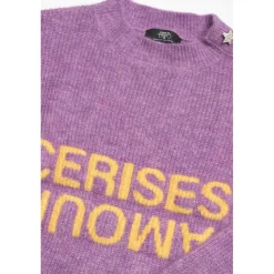 Pull fille, SYMCHAGI violet