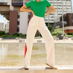 Pull manches courtes en coton MAYA vert