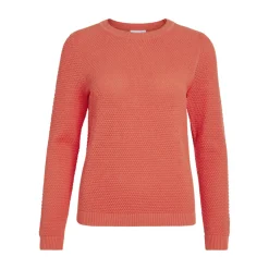 Pull manches longues en maille Idalo rose Lily