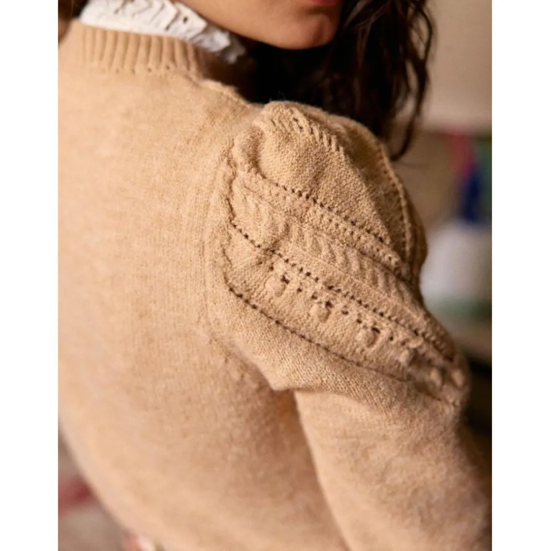 Pull MARTA beige