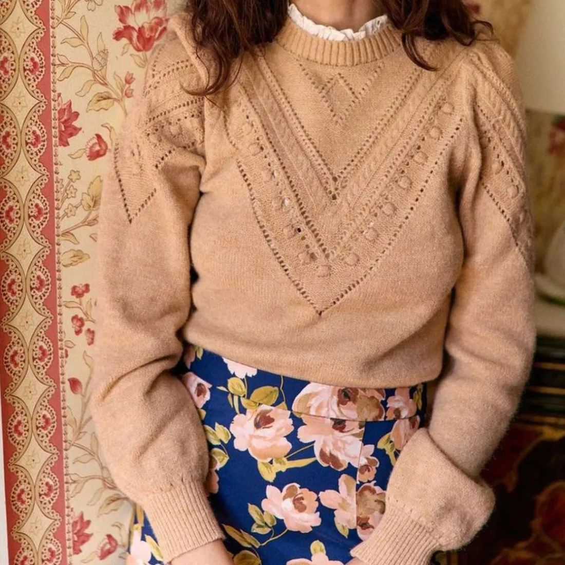 Pull MARTA beige