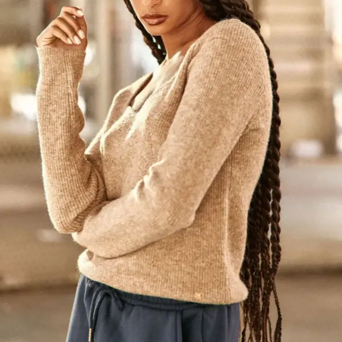 Pull MILA beige