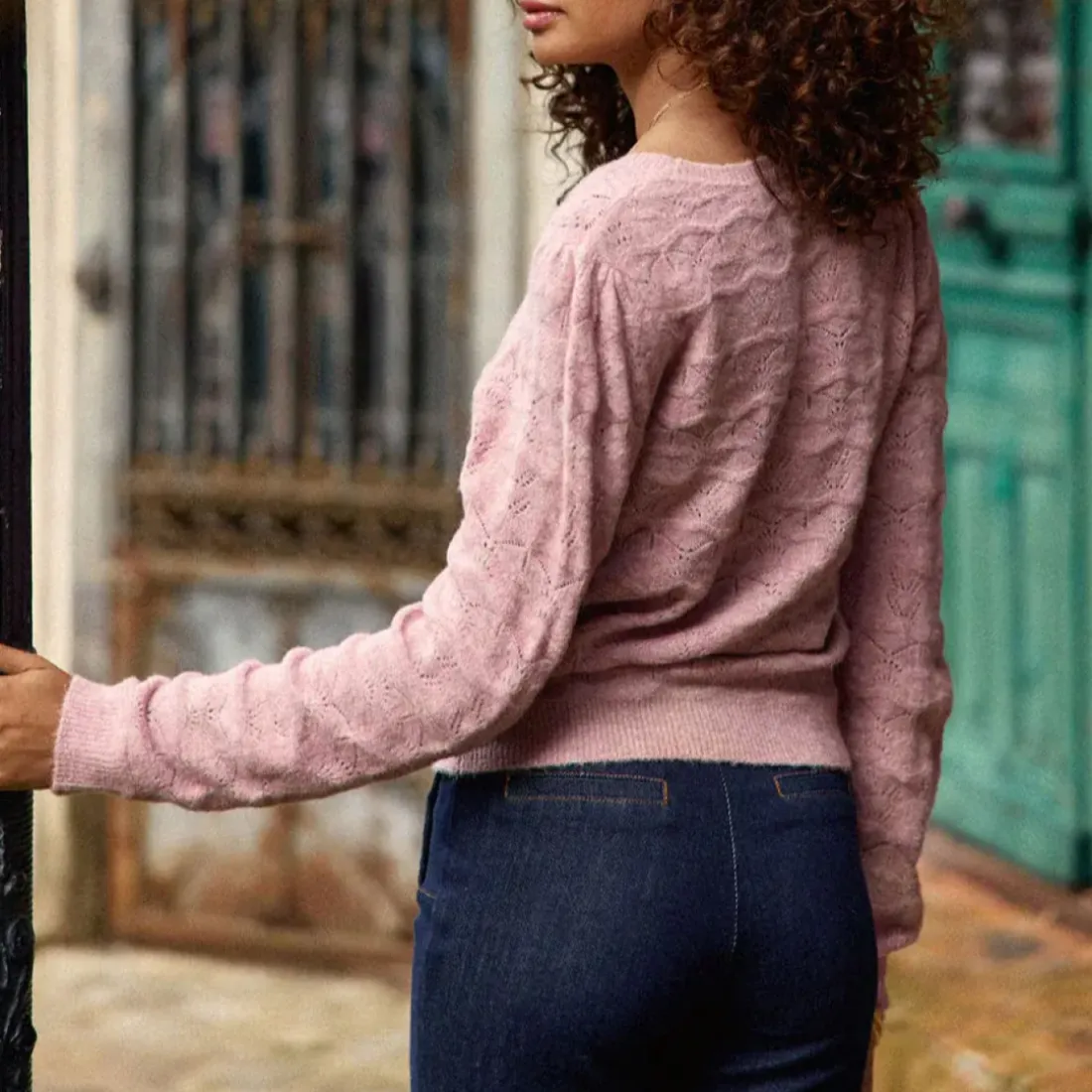Pull MORGANE rose