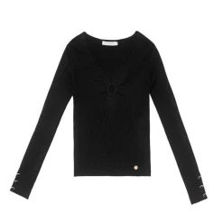 Pull MOZA noir en viscose